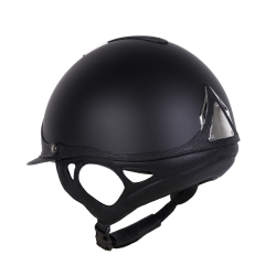 Casco Antares Origin Galaxy visiera standard Nero / pelle nera