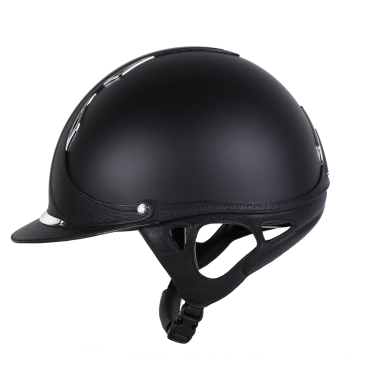 Casco Antares Origin Galaxy visiera standard Nero / pelle nera