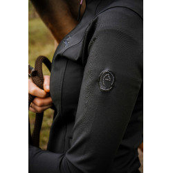 Gilet Je t'aime Equithème Ilona donna Nero Gilet Je t'aime Equithème Ilona donna Nero