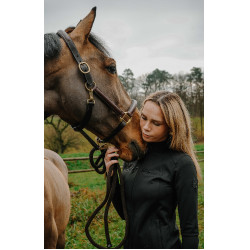 Gilet Je t'aime Equithème Ilona donna Nero Gilet Je t'aime Equithème Ilona donna Nero
