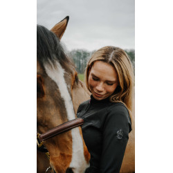 Gilet Je t'aime Equithème Ilona donna Nero Gilet Je t'aime Equithème Ilona donna Nero