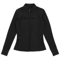 Gilet Je t'aime Equithème Ilona donna Nero Gilet Je t'aime Equithème Ilona donna Nero