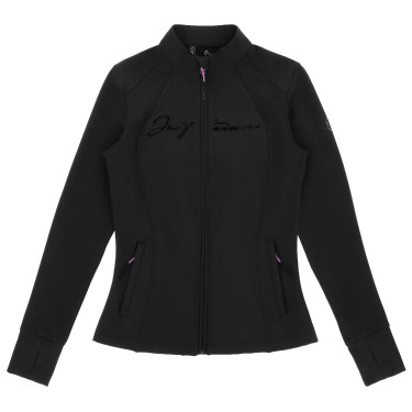 Gilet Je t'aime Equithème Ilona donna Nero Gilet Je t'aime Equithème Ilona donna Nero
