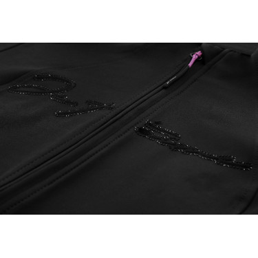 Gilet Je t'aime Equithème Ilona donna Nero Gilet Je t'aime Equithème Ilona donna Nero