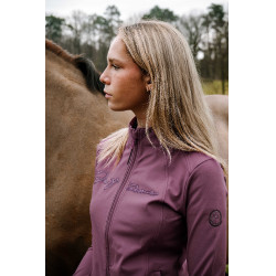 Gilet Je t'aime Equithème Ilona donna Llilas Viola