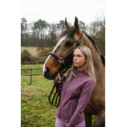 Gilet Je t'aime Equithème Ilona donna Llilas Viola