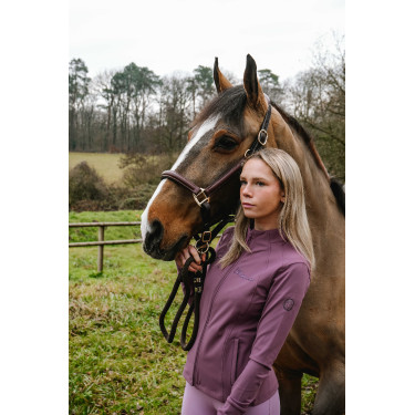 Gilet Je t'aime Equithème Ilona donna Llilas Viola