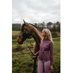 Gilet Je t'aime Equithème Ilona donna Llilas Viola