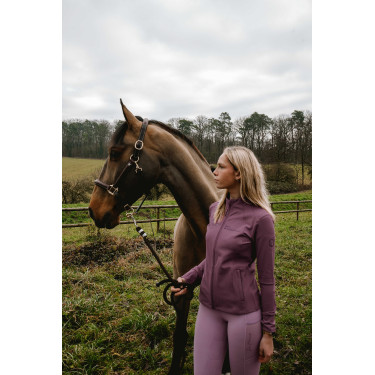 Gilet Je t'aime Equithème Ilona donna Llilas Viola