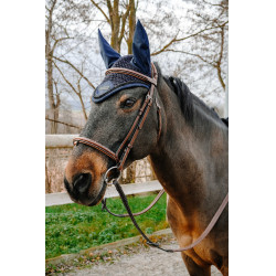 Cuffietta antimosche Equithème Pearl Marina Blu marino