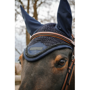 Cuffietta antimosche Equithème Pearl Marina Blu marino