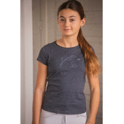 Camiseta EDEN BY PENELOPE - Iconic Strass Marina Blu marino Camiseta EDEN BY PENELOPE - Iconic Strass Marina Blu marino