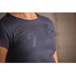 Camiseta EDEN BY PENELOPE - Iconic Strass Marina Blu marino Camiseta EDEN BY PENELOPE - Iconic Strass Marina Blu marino