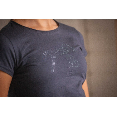 Camiseta EDEN BY PENELOPE - Iconic Strass Marina Blu marino Camiseta EDEN BY PENELOPE - Iconic Strass Marina Blu marino