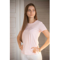 T-shirt Pénélope Iconic Strass Rosa