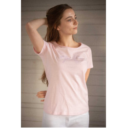 T-shirt Pénélope Iconic Strass Rosa