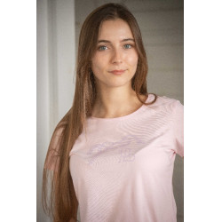 T-shirt Pénélope Iconic Strass Rosa