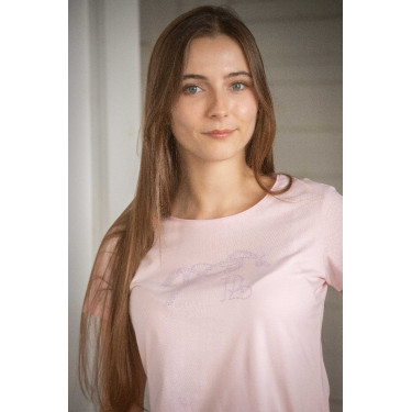 T-shirt Pénélope Iconic Strass Rosa