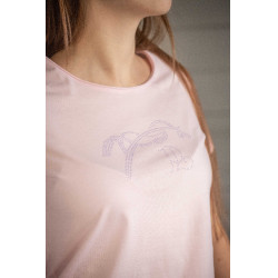 T-shirt Pénélope Iconic Strass Rosa