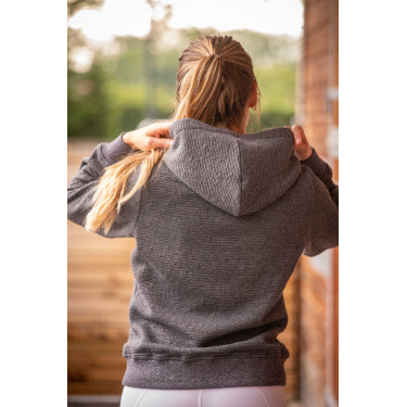 Felpa Pénélope Tressy Flock Grigio chiaro