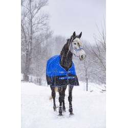 Coperta Equithème Tyrex Aisance 1200D High Neck Blu reale