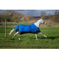 Coperta Equithème Tyrex Aisance 1200D Blu reale Coperta Equithème Tyrex Aisance 1200D Blu reale