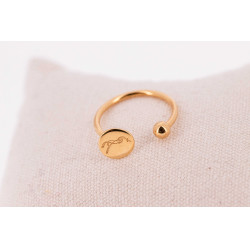 Anello Pénélope Lisa Dorata Oro Anello Pénélope Lisa Dorata Oro