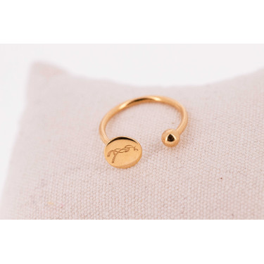 Anello Pénélope Lisa Dorata Oro Anello Pénélope Lisa Dorata Oro