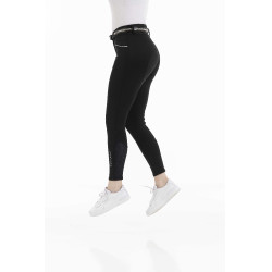 Pantaloni Equithème Claudine con fondello in silicone Nero