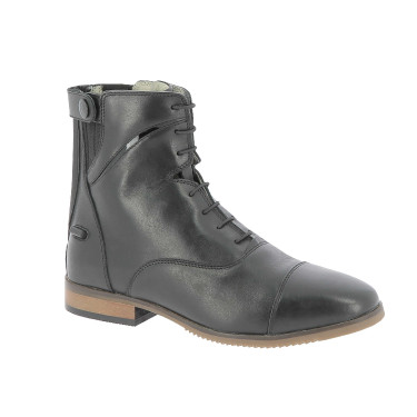 Stivali Equithème Wavy con lacci / cerniera lampo Nero