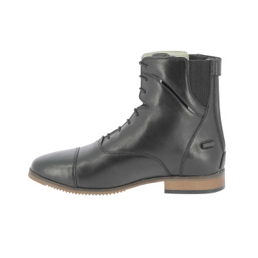 Stivali Equithème Wavy con lacci / cerniera lampo Nero