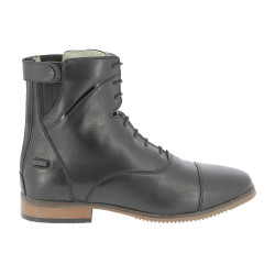 Stivali Equithème Wavy con lacci / cerniera lampo Nero