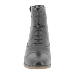 Stivali Equithème Wavy con lacci / cerniera lampo Nero