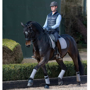 Tappetino LeMieux Suede Dressage Square Grigio