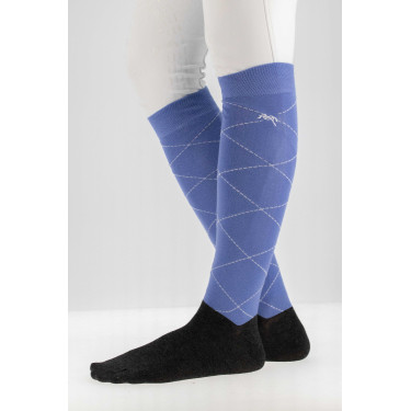 Calzini Pénélope Luxe Blu vintage