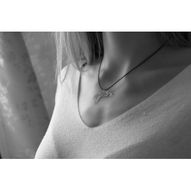 Collana Pénélope equestre Argento