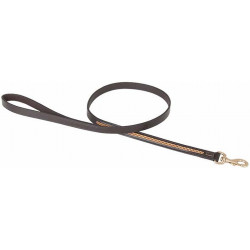 Guinzaglio Per Cane Strass T di T Havana scuro / giallo Marrone