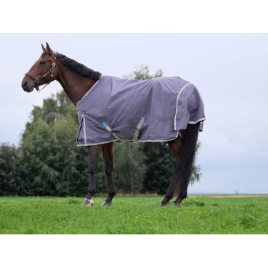 Coperta Equithème Tyrex 1200D riciclata Talpa Marrone