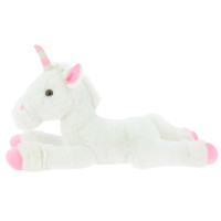 Peluche Equi-Kids Unicorno modello medio Bianco / rosa