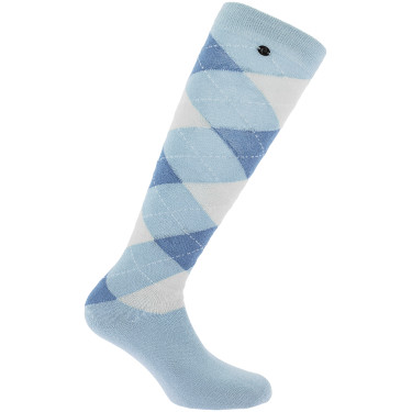 Calze Equithème Argyle donna Azzurro cielo / blu