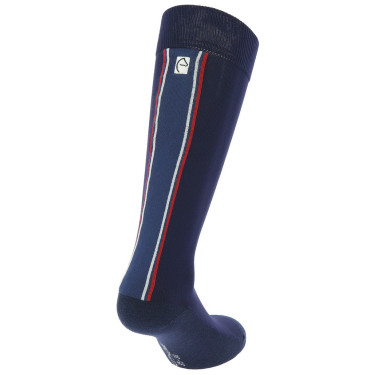 Calze Equithème Classic blu-bianco-rosso Calze Equithème Classic blu-bianco-rosso