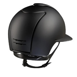 Casco Kep Cromo 2.0 opaco con visiera polo Nero