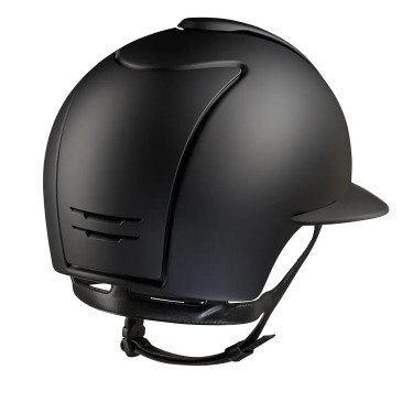 Casco Kep Cromo 2.0 opaco con visiera polo Nero