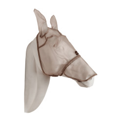 Maschera anti-mosche Classic con orecchie e coprinasso Kentucky Beige