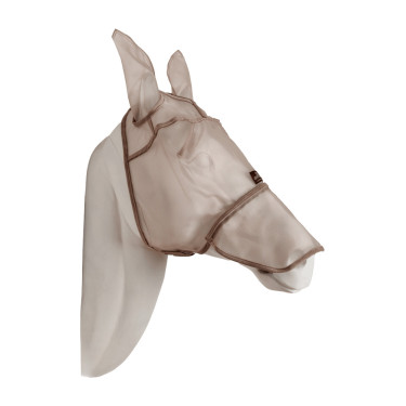 Maschera anti-mosche Classic con orecchie e coprinasso Kentucky Beige