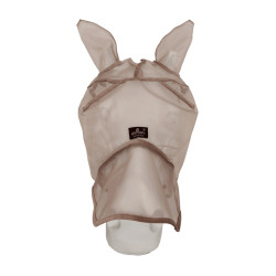 Maschera anti-mosche Classic con orecchie e coprinasso Kentucky Beige