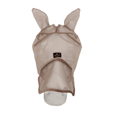 Maschera anti-mosche Classic con orecchie e coprinasso Kentucky Beige