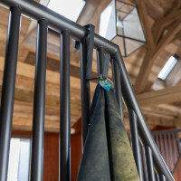 Gancio porta-coperte Mat Grooming Deluxe di Kentucky Nero