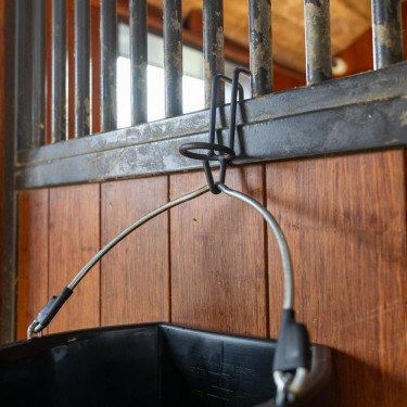 Porta-secchio amovibile Mat Grooming Deluxe by Kentucky Nero