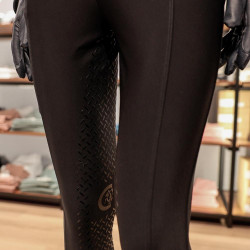Leggings da equitazione Kentucky Classic Full Grip donna Nero